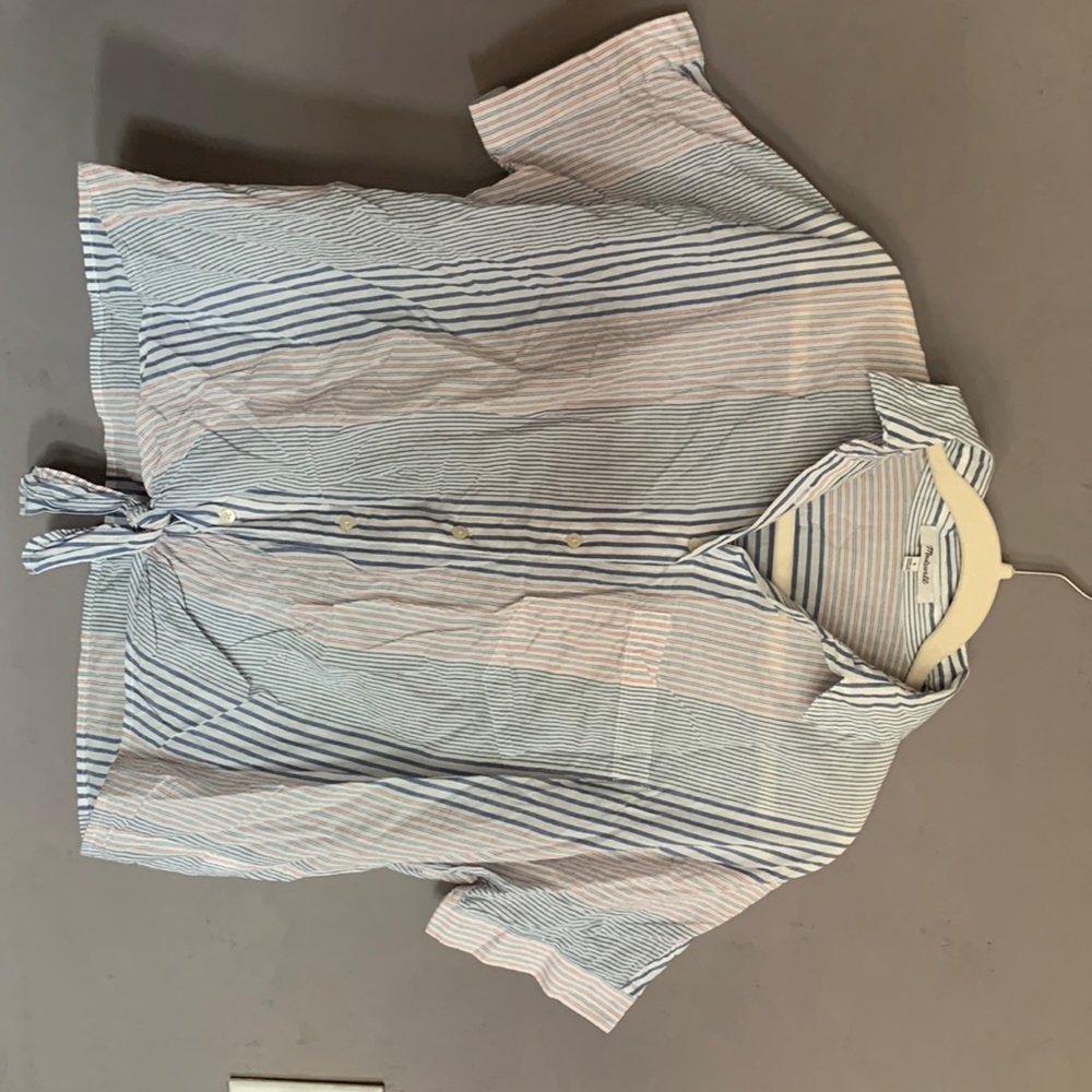 Madewell button down short sleeve shirt